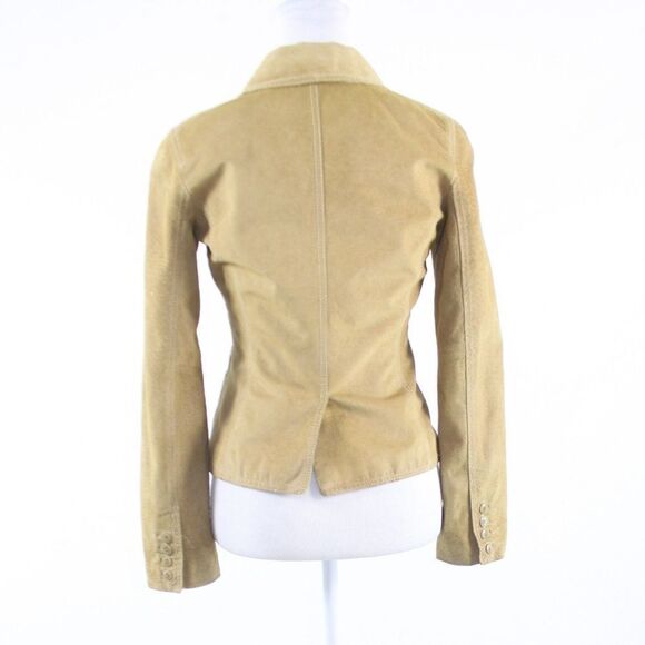 Kenneth Cole beige suede jacket XS - Picture 7 of 8